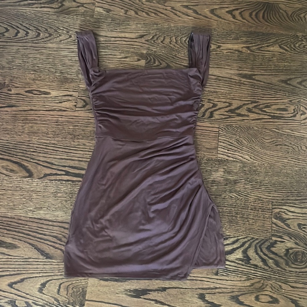 Brown Mini Dress - BABYBOO
